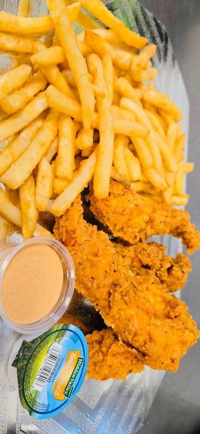 Chicken Tenders with Fries (3 Pcs)