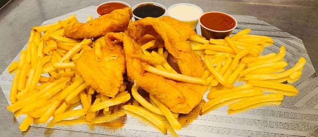 Swai Fish with Fries (2 Pcs)