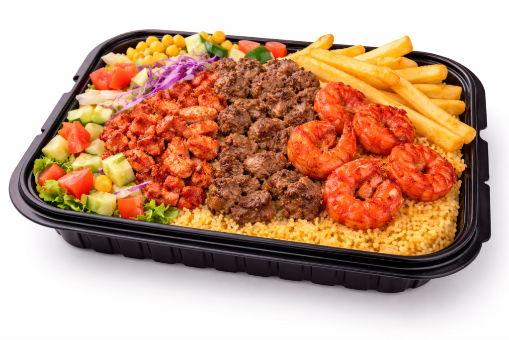 Shak's Platter (Chicken, Lamb, Grill shrimp)